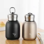 300ML Fashion Mini Coffee Vacuum Flasks Lovely Stainless Steel Thermos Portable Travel Water Bottle Cups black