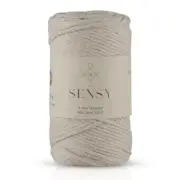 Sensy Premium Macrame Cord 3mm 109 Yards, 100% Cotton, Single Strand Twisted,