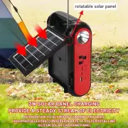 Rechargeable Solar Panel Power Usb Charger With Lamp Lighting bluetooth Speaker