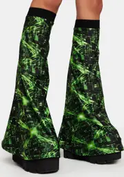 [The Lyte Couture] Cyber Grid Leg Warmers