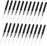 Ipetboom 50pcs Black Interdental Brushes for Teeth Cleaning Individually Wrapped Toothpicks for Gum Care for Home Office Travel Use Comfortable Grip for Easy Maneuvering