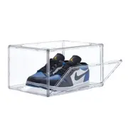 Acrylic Clear Shoe Storage Boxes Stackable for High-end Sports Shoes 360° Ful...