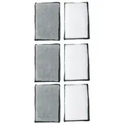 2/24Pcs Soft Double Side Microfiber Scrubbing Sponge Car Leather Cleaning Microf