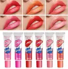 Peel off Lip Stain, 6 Pcs Tattoo Magic Color Lip Gloss Sets, Easy Peel off Li...
