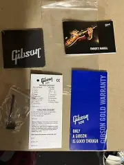 Gibson 2008-11 Blank Warranty Checklist Manual Cloth Truss Tool Les Paul SG