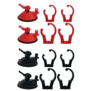 1set Aquarium Suction Cups Fish LED Light Open Clip Fixing Clamps Holder