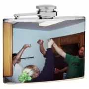 4oz "Create Your Own" Hip Flask with your Picture or Photo