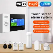 LOT Smart Security Home Wireless Alarm System WIFI GSM Burglar Motion Detector