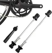 Road Cycling Skewer, Front Wheel Quick Release Skewer | Foldable Anti-theft Wheel Bearing Skewer,Aluminum Alloy Foldable Road Bike Clear Bearing Screw Rod for Front and Rear