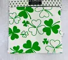 St Patrick's Day fabric table runner shamrocks 13" x 72" holiday party decor