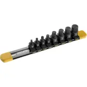 Triple Square Bit Socket Set - 8-Piece (M4-M16), Dual Drive, Super Short 12-P...