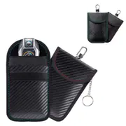 2Pcs RFID Blocking Faraday Bags Key Fob Protector Pouches