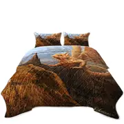 Cool Fantasy Rock Dragon Coverlet