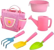 UPKOCH 1Set Gardening Tools Outdoor Gardening Supplies for Boys Mini Planting Tools with Comfortable Handles for Easy Use for Outdoor Play and Gardening Activities