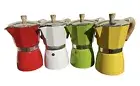 Espresso Yellow Moka Pot 6 Cups 300ml