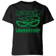Dexters Lab Logo Kids' T-Shirt - Black