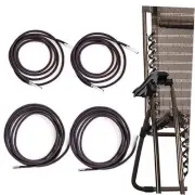 Replacement Cords for Zero Gravity Chair 4 Cords Patio Recliner Repair Coffee