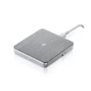Alogic ULQC10W-SLV Ultra Wireless Charging Pad 10W Qi-enabled Fast Charging Pad Silver