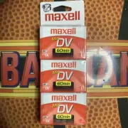 Maxell Mini DV 60 Min Video Cassette 3 pack Digital Camcorder