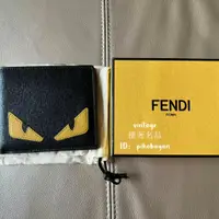 在飛比找蝦皮購物優惠-優奢二手 FENDI 芬迪 7M0169 小怪獸眼睛 對折短