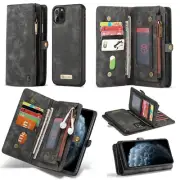 Case For iPhone 16 16e 15 14 13 Pro Max XR X 8+ Detachable Wallet Leather Cover