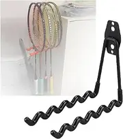 Tennis Racket Storage Rack,Tennis Racket Storage Rack, Can Hold 6 Racket Wall-Mounted Badminton Racket Holder Bearing 25kg,for Tennis Rackets Badminton Rackets