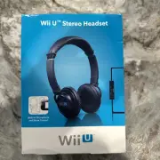 Nintendo Wii U Stereo Headset Built In Microphone Rocketfish Open Box