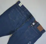 LEVI'S BIG & TALL 502 TAPER BLUE Jeans Men's 48x34, Authentic BRAND NEW596840150