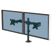 Fellowes Reflex Dual Monitor Arm Black