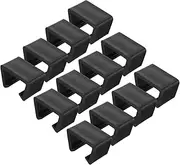 Yardwe 12pcs Sofa Card Slot Sofa Connector Pool Clips Clamps Outdoor Sofa Awning Clips Rattan Solar Lanterns Outdoor Waterproof Hangers Tarp Wicker Outdoor Chair Patio Sofa Clips Pp Black