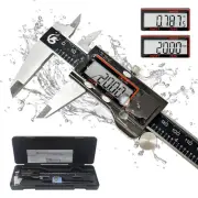 Digital Caliper Measuring Tool, IP54 Waterproof Stainless Steel Electronic Ve...