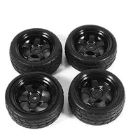 Black Rubber Tires HIGH Grip TYRE HPI HSP ON Road RC Car 4Pcs