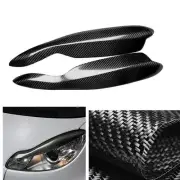 Car Side Headlight Eyebrows Lamp Eyelids Trim For Mercedes-Benz SMART 2009-2014 (for: Smart)