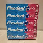 Fixodent Complete Original Denture Adhesive Cream 2.4 oz, 5-Pack