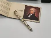 MONTEGRAPPA ALEXANDER HAMILTON LIMITED EDITION CREAM FOUNTAIN PEN NEW 100% AUTH.