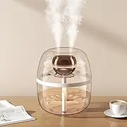 2025 New Dreamzy Humidifiers for Bedroom, Dreamzy - Dreamzy Humidifier, Dreamzy Small Table Top Humidifiers For Bedroom, 3l Capacity/Night Light/Dual Nozzles (White)