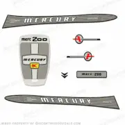 Fits Mercury 1963 20HP Outboard Engine Decals