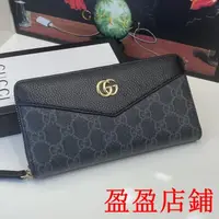 在飛比找蝦皮購物優惠-WR二手-*GUCCI皮夾 長夾 鈔票夾 錢包 零錢包 多卡