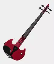 Wood Violins Stingray SVX Series 4-String Electric Violin Candy apple Red -Case