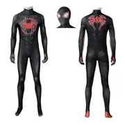Spiderman Miles Morales Jumpsuit Suit Cosplay Costume Z Picture color 140