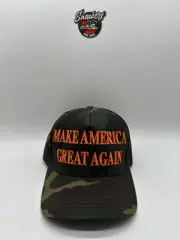 Official Authentic Donald Trump Camo Orange MAGA Make America Great Again Hat