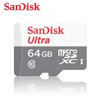在飛比找蝦皮購物優惠-Sandisk 64G C10  micro SD記憶卡 加