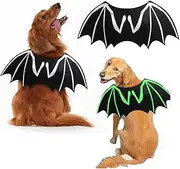 1 PCS Glow-in-The-Dark Bat Wings Costume Halloween Pet Costume Pet Cosplay Cat and Dog Costumes for Party 60.5 cm *29 cm /23.8 in*11.4 in (L)