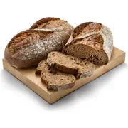 Woolworths Crafted Sourdough Loaf Rustic Dark Rye each
