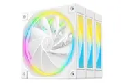 DeepCool FL12R White RGB 120mm Case Fan 3-Pack [R-FL12R-WHAPN3-G]