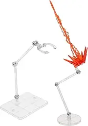 Hohopeti 1Set Model Storage Stand for Action Figures and Dolls Display Holder with Flat Base for Easy Display of Models and Figurines Effect Accessories Included