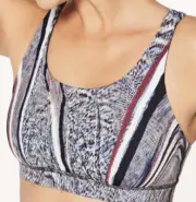 NWT Lululemon Energy Bra *Nulux Polychromatic Multi Black Size 6 NWT