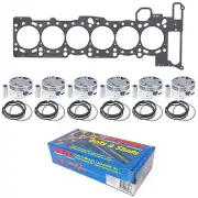 CP-Carrillo 84.5 8.5:1 Pistons & Cometic Gasket & ARP Head Studs Fits BMW M54B30