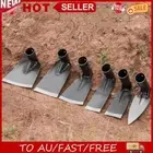 Small Hoe for Digging Soil Forging Weeding Hoe Household Outdoor Farming Tool