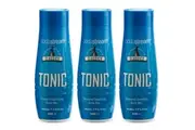 3x SodaStream Classics Tonic 440ml Sparkling Soda Water Syrup Drink Mix Makes 9L